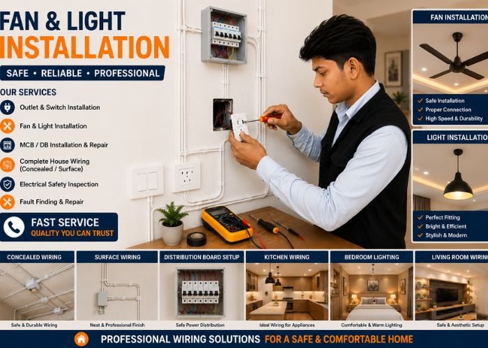 reparing centre with aryan electrician
